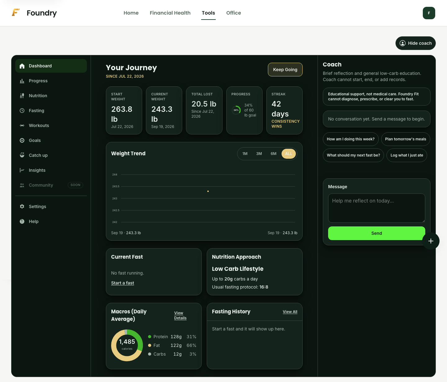 Foundry Fit: The AI coach
